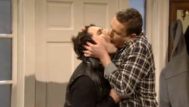 Thanksgiving is a time to kiss and makeout with everyone, right? Even your family?  I love you, bro!